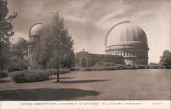 Yerkes Observatory at the Univerity of Chicago Postcard