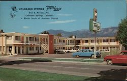 Colorado Springs TraveLodge Postcard