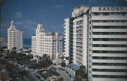 Famous Hotel Row Postcard