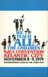NJEA Convention, November 8-9, 1979 Atlantic City, NJ Postcard Postcard Postcard