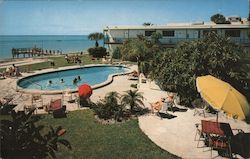 Lagoon Motel Postcard