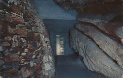 Elevator Service in Fabulous Shenandoah Caverns Postcard