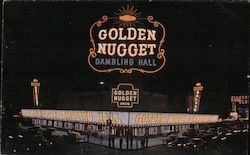 Golden Nugget Gambling Hall Postcard
