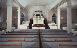 Kirtland Temple Lower Auditorium Ohio Kenneth Raveill Postcard Postcard Postcard