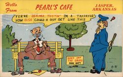 Pearl's Cafe Postcard
