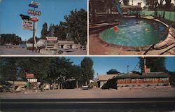 Sturgeon's Log Cabin Motel and Cafe Postcard