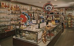 Western Shop in the Host Restaurant Postcard
