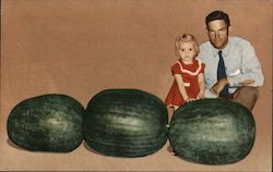 World's Large Watermelons, c1969 Postcard