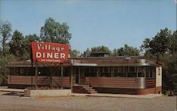 Village Diner Postcard