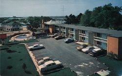 Waterway Motor Lodge, Overlooking Scenic Wrightsville Sound Postcard