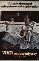 2001: A Space Odyssey Poster Reproduction Postcard
