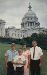 Bert Bandstra and Family Postcard