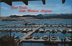 Boat Docks Lake Mohave, AZ Bob Petley Postcard Postcard Postcard