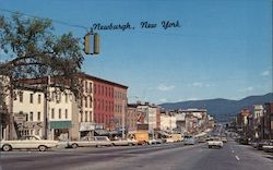 Part of the Broadway Business District, Orange County Postcard
