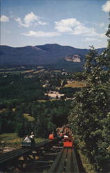 Moat Mountain from Cranmore Postcard