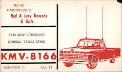 KMV-8166 Odessa, TX QSL & Ham Radio Postcard Postcard Postcard
