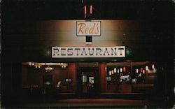 Red's Restaurant Postcard