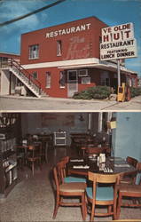 Ye Olde Hut Restaurant Postcard