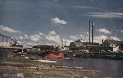 Float Plane Taking Off on Chena River Fairbanks, AK Postcard Postcard Postcard