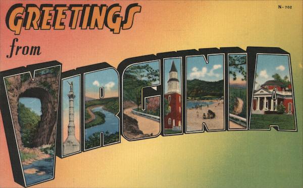 Greetings from Virginia