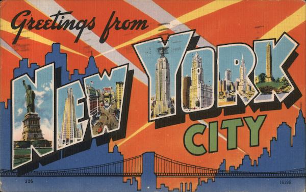 Greetings from New York City
