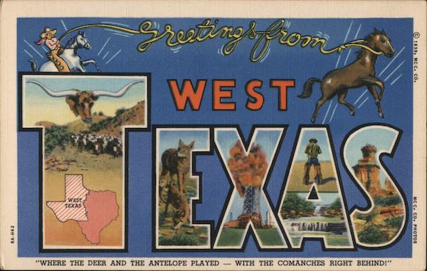 Greetings from West Texas