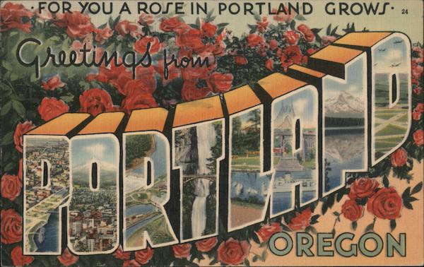 Greetings from Portland Oregon