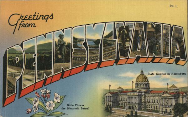 Greetings from Pennsylvania