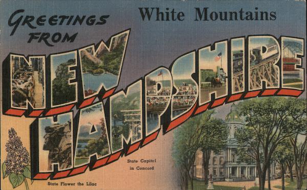 Greetings from New Hampshire