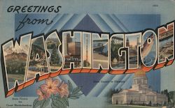 Greetings from Washington Postcard