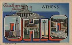 Greetings from Athens Postcard