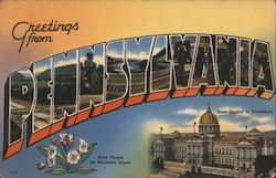Greetings from Pennsylvania Postcard