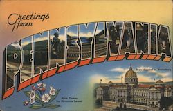 Greetings from Pennsylvania Postcard Postcard Postcard