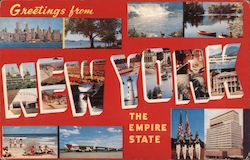 Greetings from New York Postcard