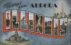 Greetings from Aurora Postcard