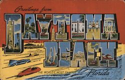 Greetings from Daytona Beach Postcard