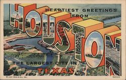 Greetings from Houston Postcard