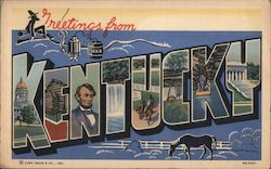 Greetings from Kentucky Postcard