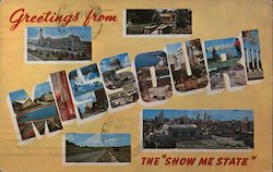 Greetings from Missouri Postcard