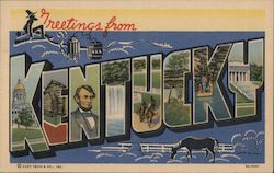 Greetings from Kentucky Postcard