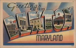 Greetings from Elkton Postcard