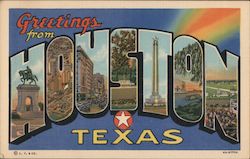 Greetings from Houston Postcard