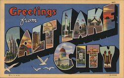 Greetings from Salt Lake City Postcard