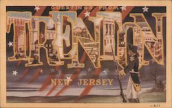 Greetings from Trenton New Jersey Postcard Postcard Postcard