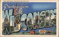 Greetings from Wisconsin Postcard