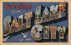 Greetings from Salt Lake City Postcard