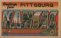 Greetings from Pittsburg Postcard