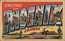 Greetings from Phoenix Postcard