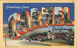 Greetings from Carmel Postcard