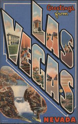 Greetings from Las Vegas Postcard
